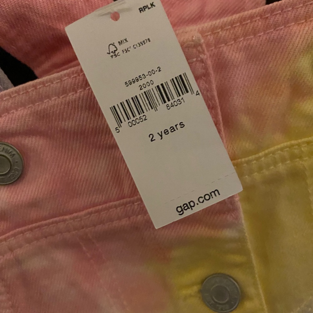 Toddler tie dye dress overall